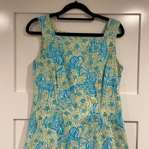 Lilly Pulitzer Zebra Print Resort Shift Dress - Picture 5 of 9